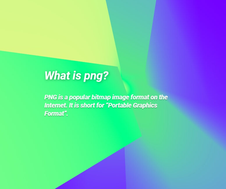 What is PNG?