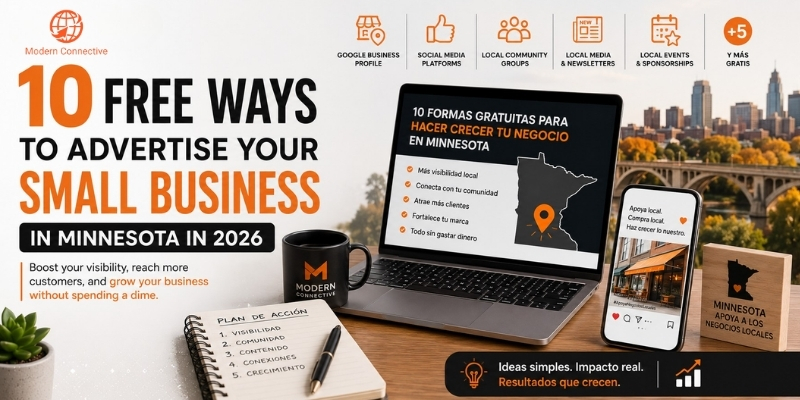 Featured image for “10 Free Ways to Advertise Your Small Business in Minnesota in 2026”