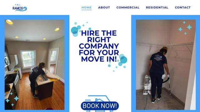 Sitio web de Ramos Multicleaning Services